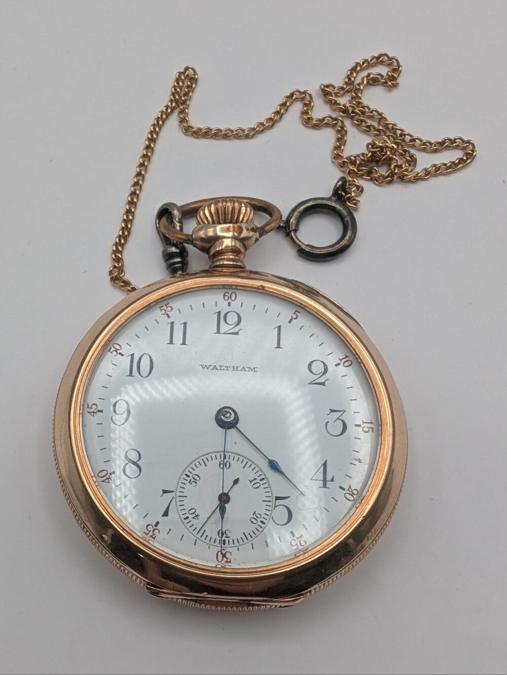 1906 Waltham Model 1899 17 Jewels Grade 625 Gold-Filled Open Face Pocket Watch